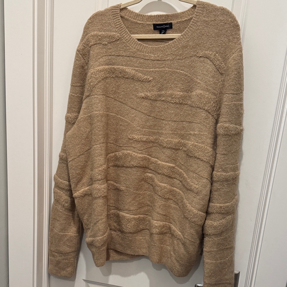 Treasure & Bond Tan Crewneck Sweater XXL - Picture 6 of 8